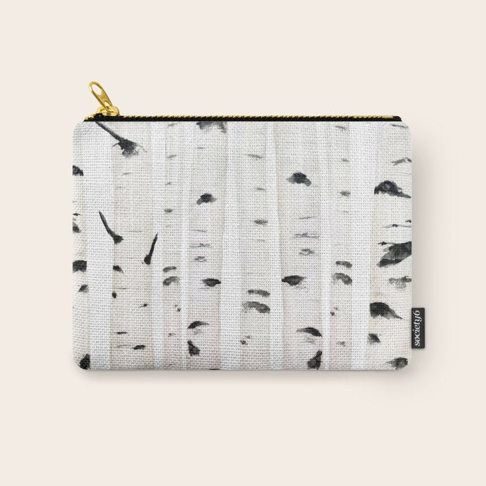 birch horizontal Carry All Pouch Gallery Image 1