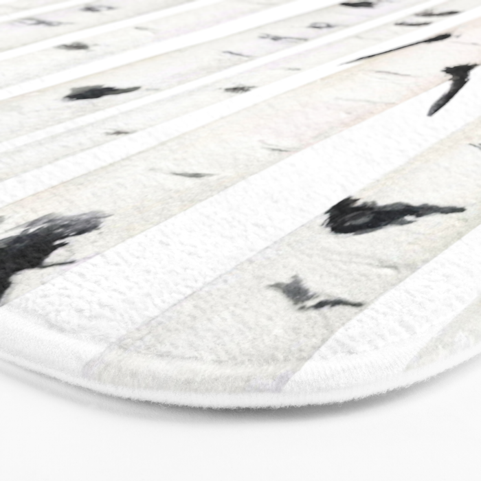 birch horizontal Bath Mat Gallery Image 3
