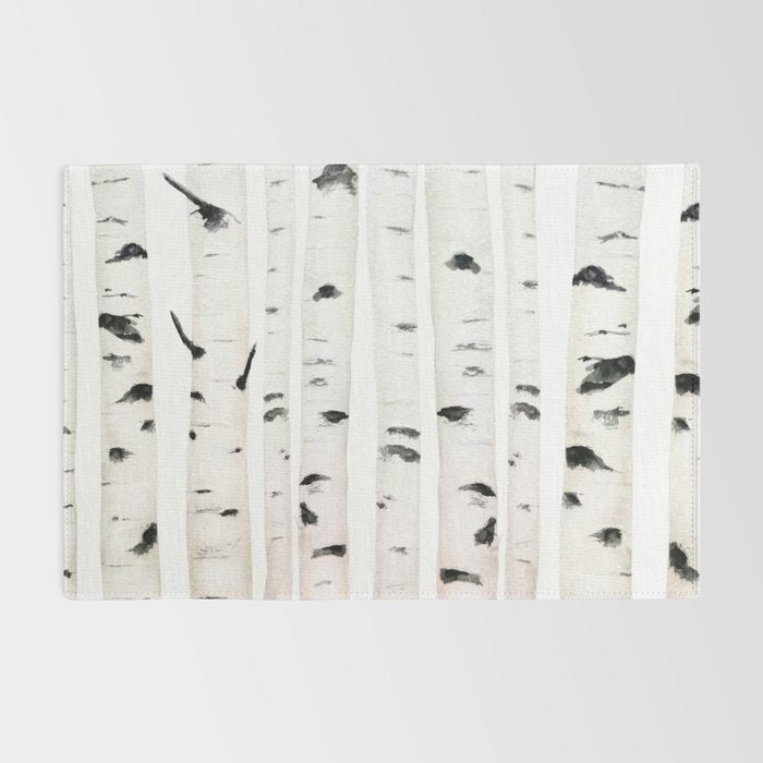 birch horizontal Rug Gallery Image 2