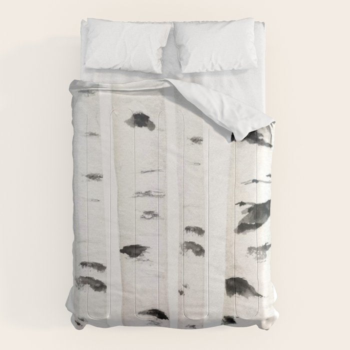 birch horizontal Comforter Gallery Image 6