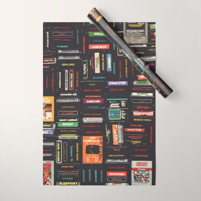 Video Games Wrapping Paper Gallery Image 1