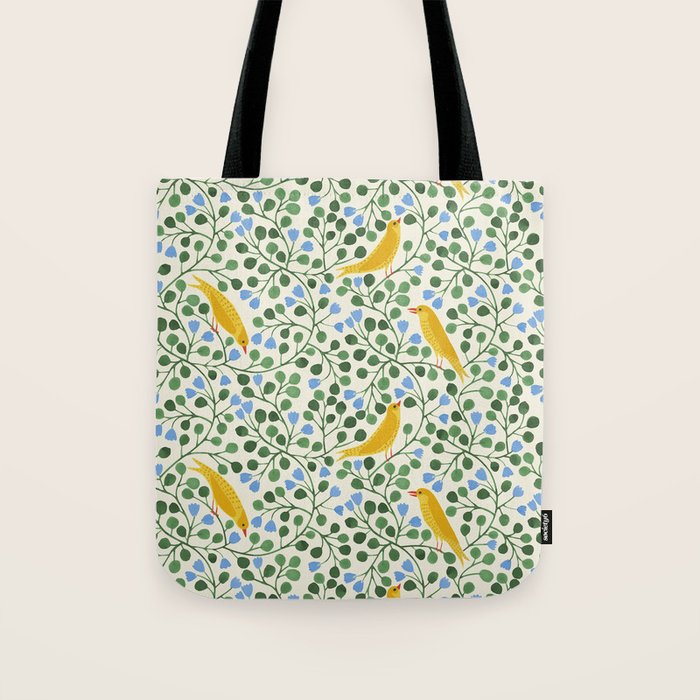 Aviary Vine Tote Bag Gallery Image 1