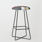 Rare African American Portrait of Aicha Goblet in a Red Hat by Amedeo Modigliani Stool Gallery Image 1