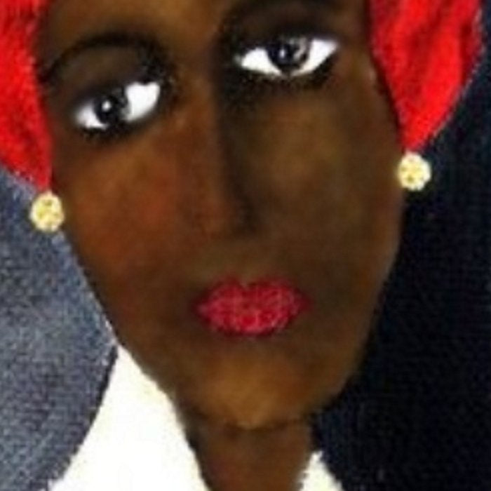 Rare African American Portrait of Aicha Goblet in a Red Hat by Amedeo Modigliani Coffee Mug Gallery Image 2