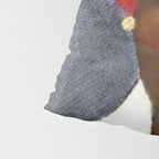 Rare African American Portrait of Aicha Goblet in a Red Hat by Amedeo Modigliani Pillow Sham Gallery Image 4