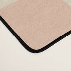 Checkers - peach pink and cream Desk Mat Gallery Image 4