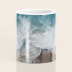 Aerial Ocean Waves - Coastal Photography Wall Art Coffee Mug Gallery Image 4