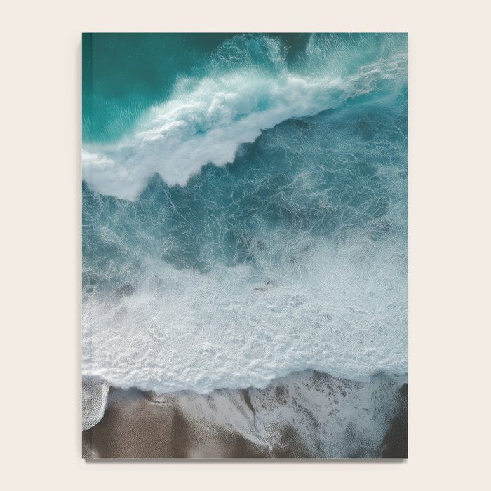 Aerial Ocean Waves - Coastal Photography Wall Art Notebook Gallery Image 4