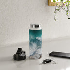 Aerial Ocean Waves - Coastal Photography Wall Art Water Bottle Gallery Image 4