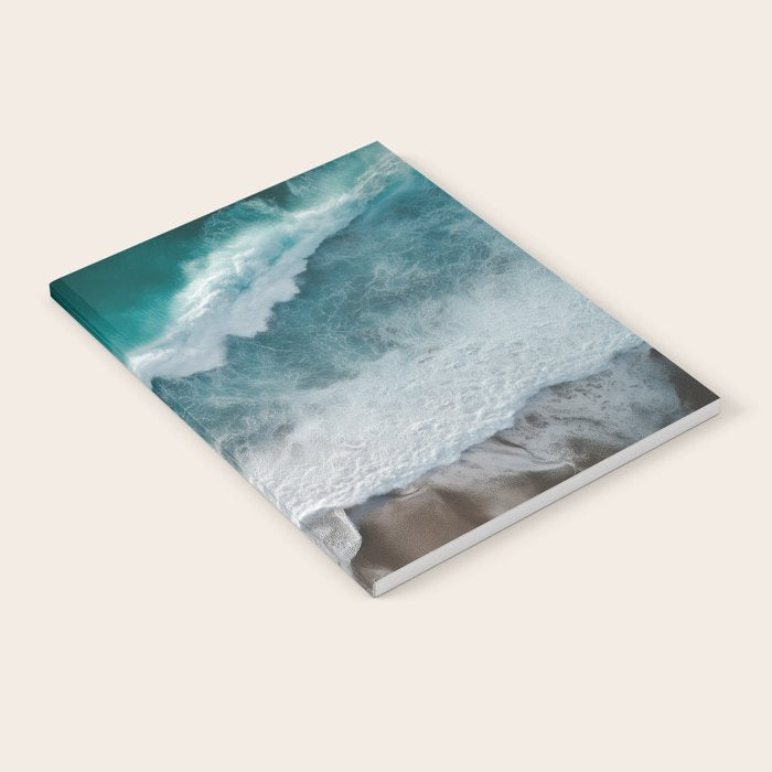 Aerial Ocean Waves - Coastal Photography Wall Art Notebook Gallery Image 2