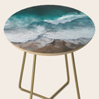Aerial Ocean Waves - Coastal Photography Wall Art Side Table Gallery Image 2
