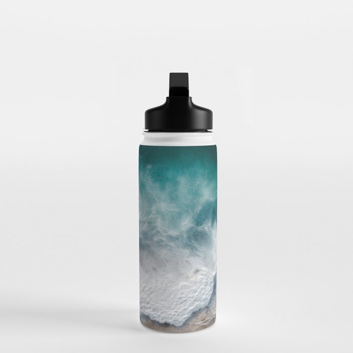 Aerial Ocean Waves - Coastal Photography Wall Art Water Bottle Gallery Image 3