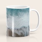 Aerial Ocean Waves - Coastal Photography Wall Art Coffee Mug Gallery Image 1