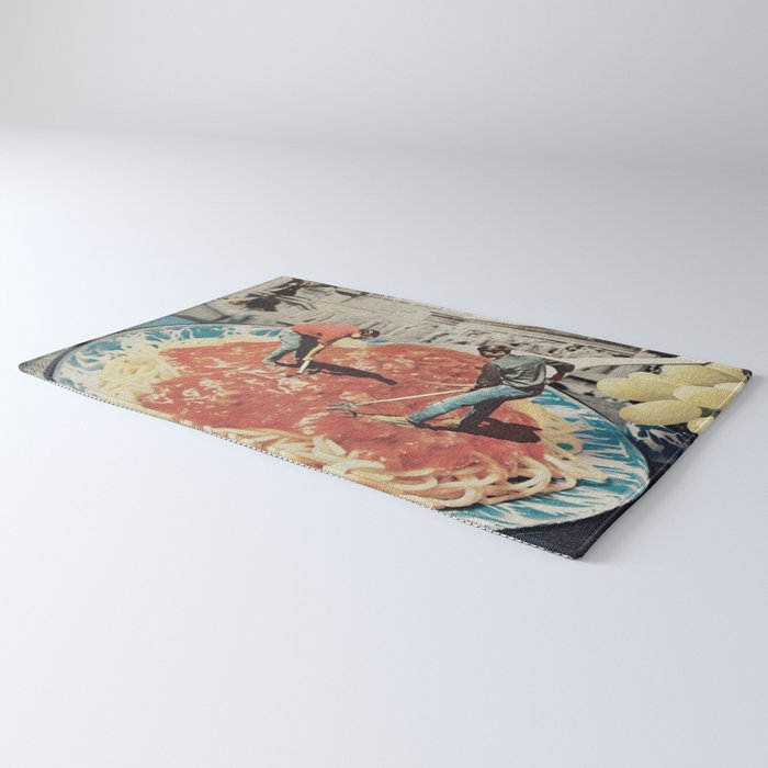 Diggin Spaghetti - Men at work  Rug Gallery Image 3
