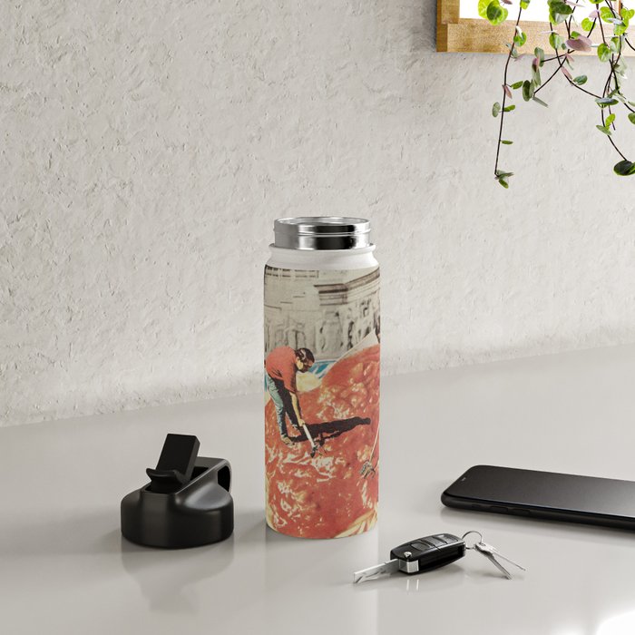 Diggin Spaghetti - Men at work  Water Bottle Gallery Image 4