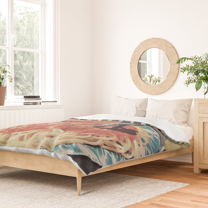 Diggin Spaghetti - Men at work  Duvet Cover Gallery Image 2