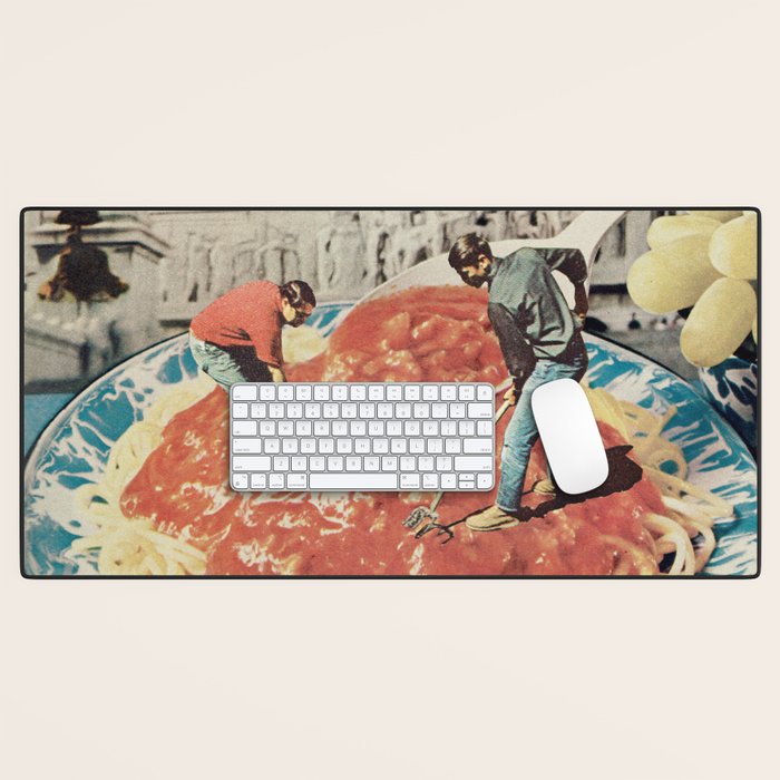 Diggin Spaghetti - Men at work  Desk Mat Gallery Image 1