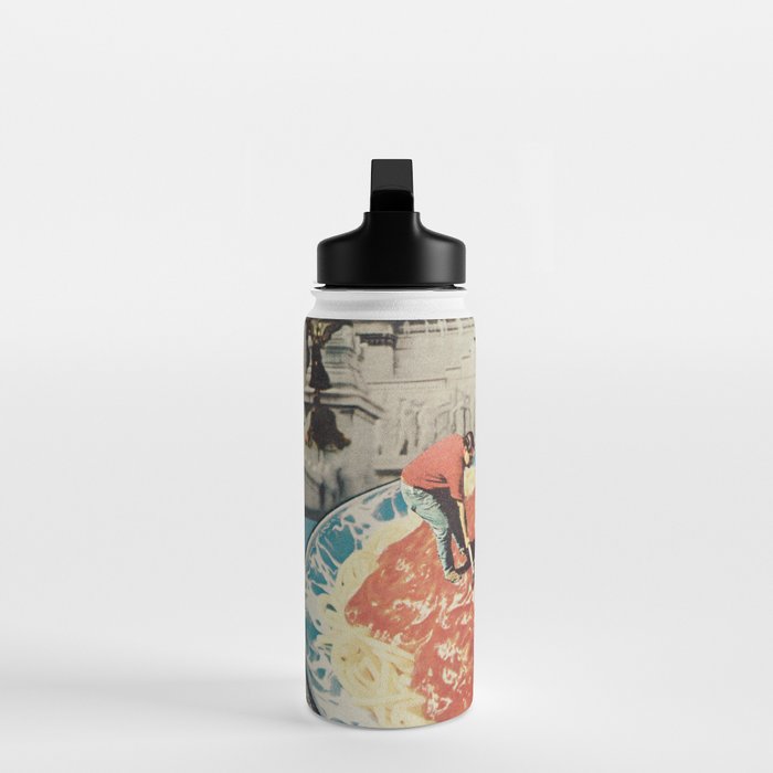 Diggin Spaghetti - Men at work  Water Bottle Gallery Image 3