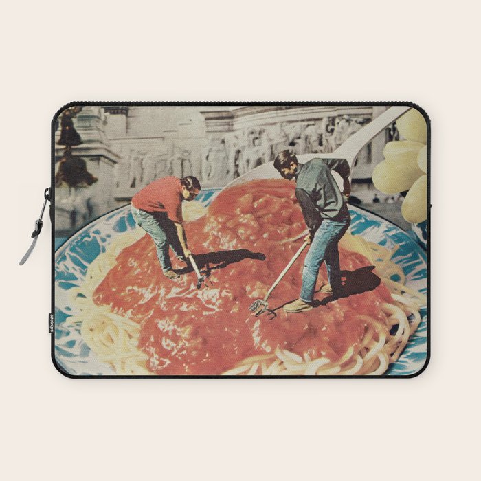 Diggin Spaghetti - Men at work  Laptop Sleeve Gallery Image 1