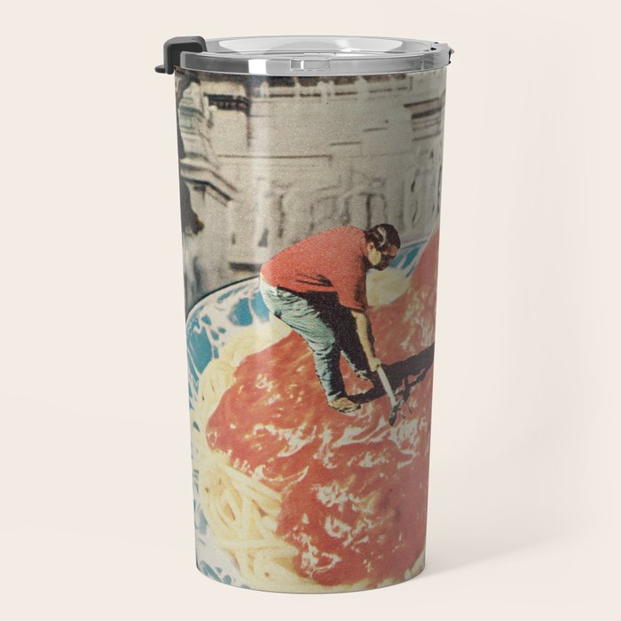 Diggin Spaghetti - Men at work  Travel Mug Gallery Image 3