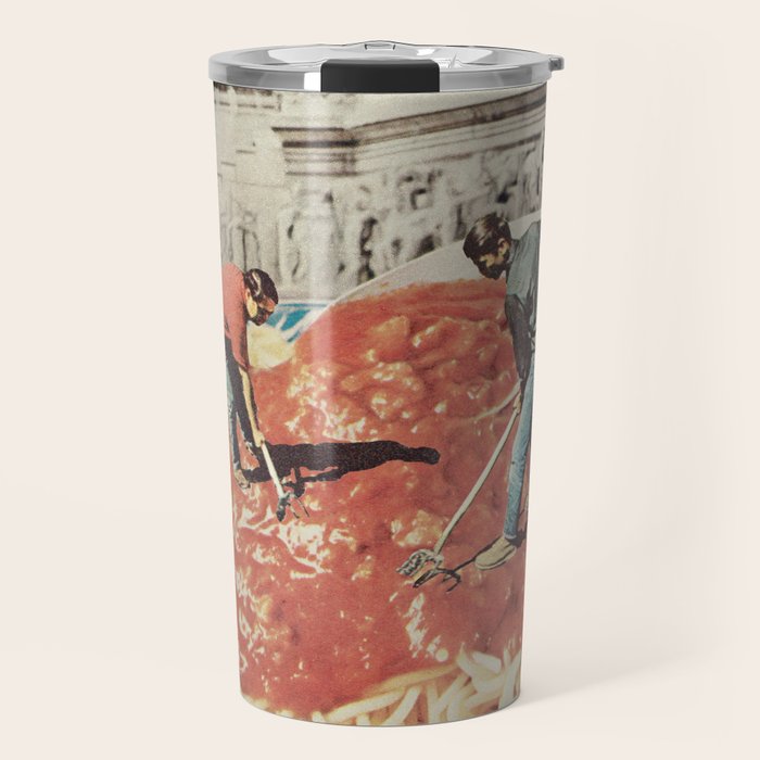Diggin Spaghetti - Men at work  Travel Mug Gallery Image 1