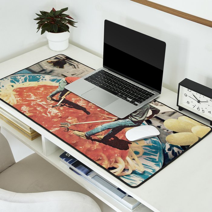 Diggin Spaghetti - Men at work  Desk Mat Gallery Image 2