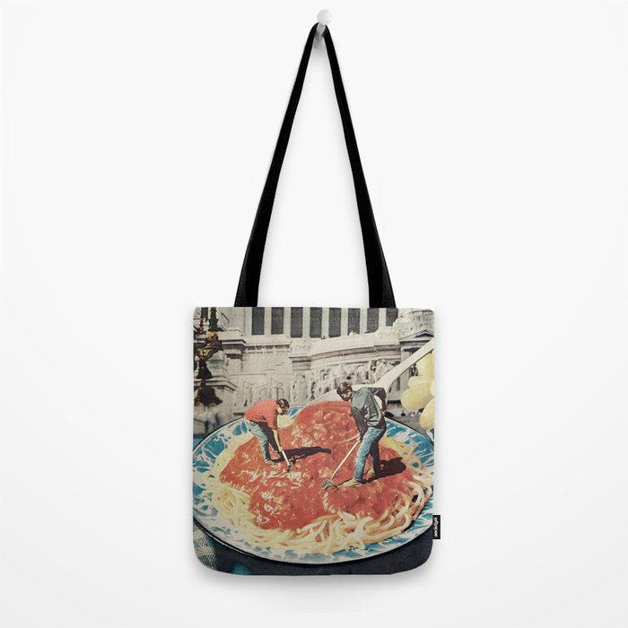Diggin Spaghetti - Men at work  Tote Bag Gallery Image 2