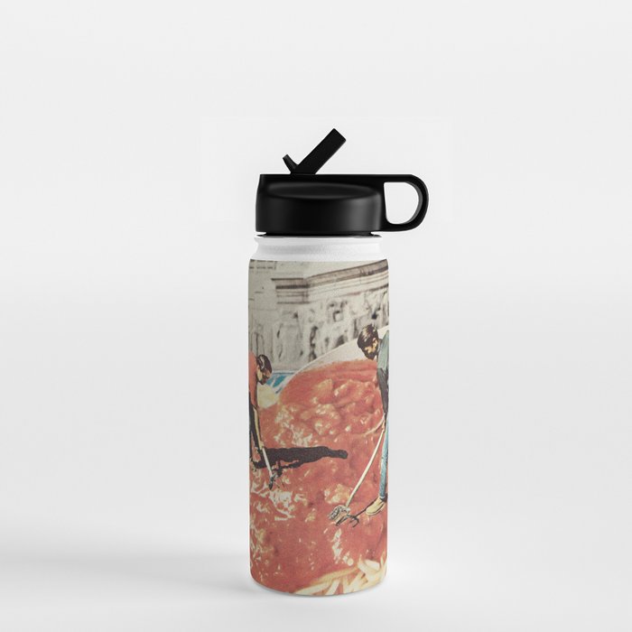 Diggin Spaghetti - Men at work  Water Bottle Gallery Image 1