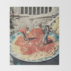 Diggin Spaghetti - Men at work  Throw Blanket Gallery Image 2