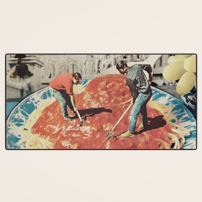 Diggin Spaghetti - Men at work  Desk Mat Gallery Image 3
