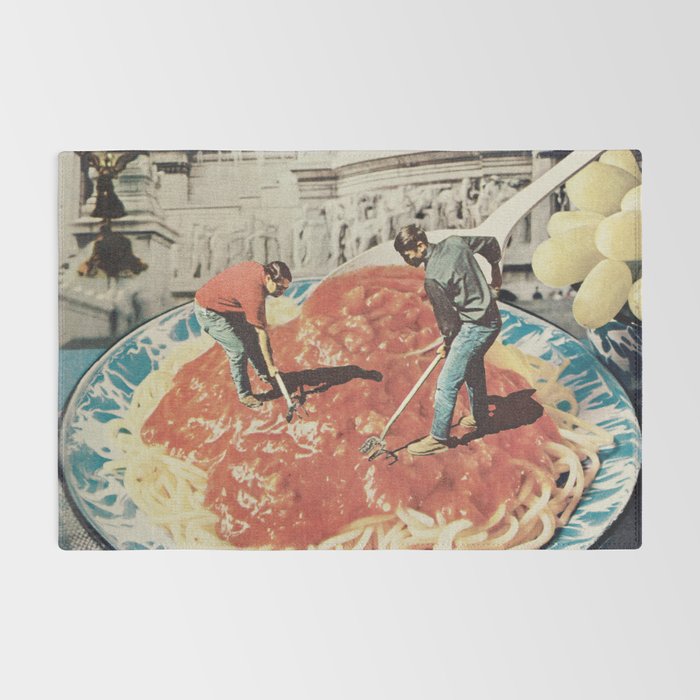 Diggin Spaghetti - Men at work  Rug Gallery Image 2