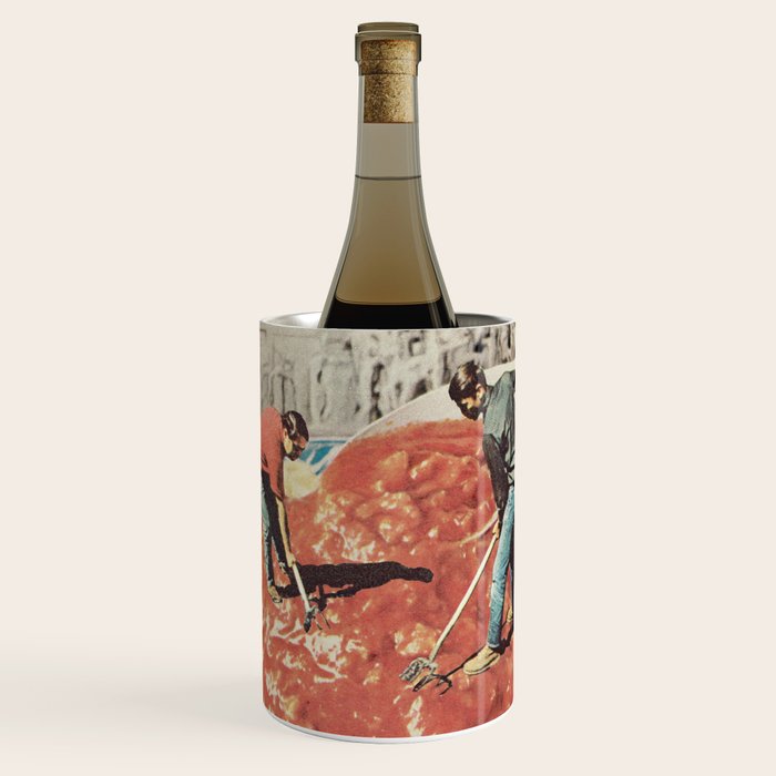 Diggin Spaghetti - Men at work  Wine Chiller Gallery Image 1