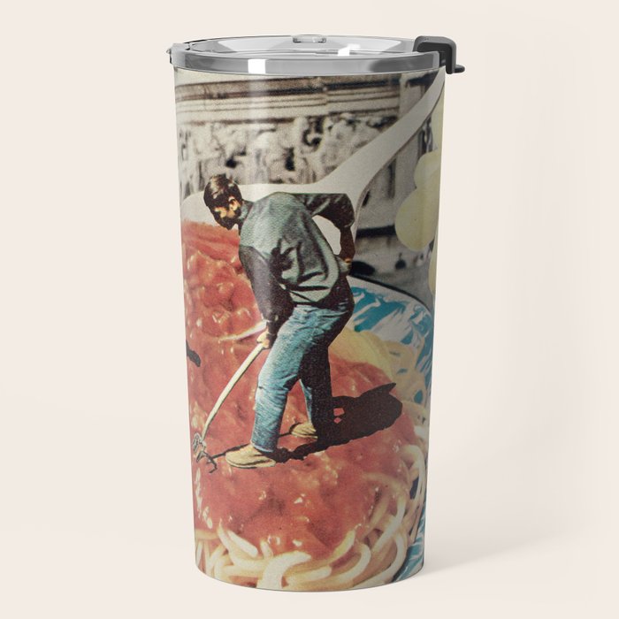 Diggin Spaghetti - Men at work  Travel Mug Gallery Image 2