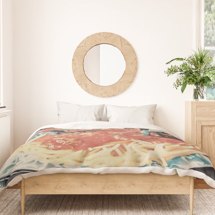 Diggin Spaghetti - Men at work  Duvet Cover Gallery Image 3