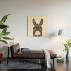 Hey Donkey Wood Wall Art Gallery Image 2