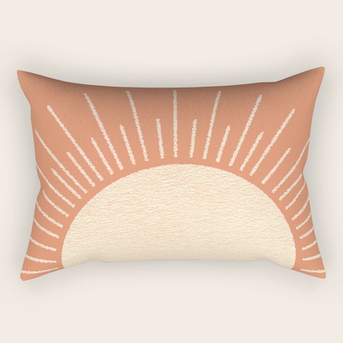 Sunrise pink Rectangular Pillow Gallery Image 2