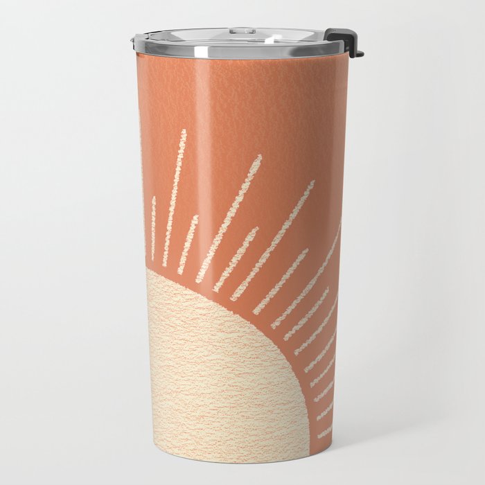 Sunrise pink Travel Mug Gallery Image 2