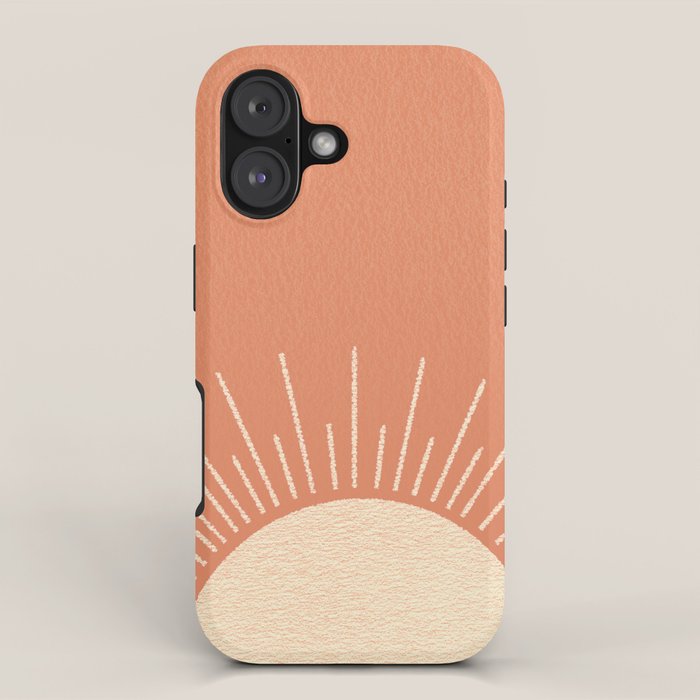 Sunrise pink iPhone Case Gallery Image 1