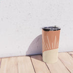 Sunrise pink Travel Mug Gallery Image 4