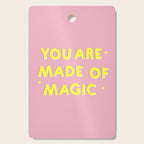 YOU ARE MADE OF MAGIC - typography Cutting Board Gallery Image 1