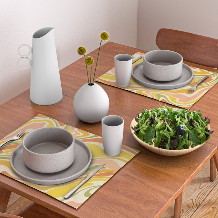 Rainbow Marble  Placemat Gallery Image 2