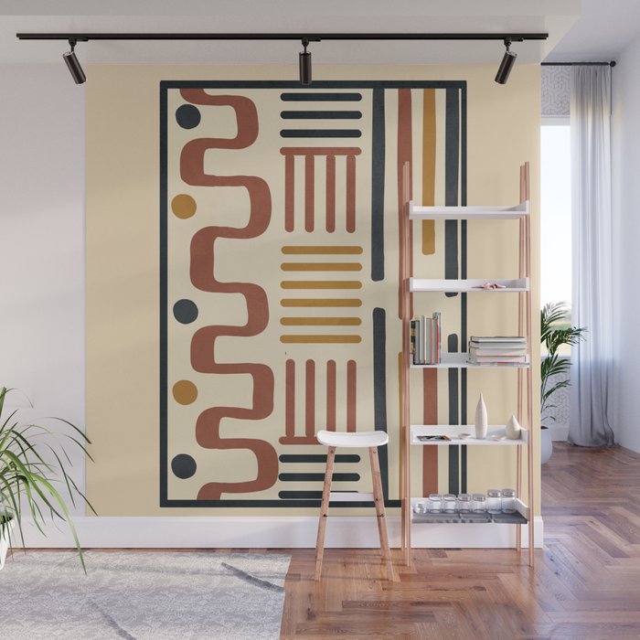 Wild Lines 01 Wall Mural Gallery Image 1