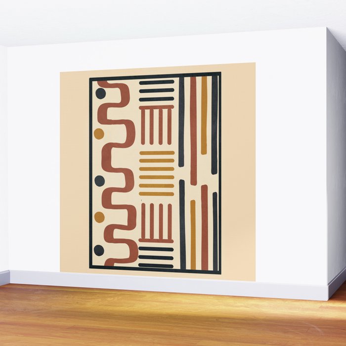 Wild Lines 01 Wall Mural Gallery Image 2