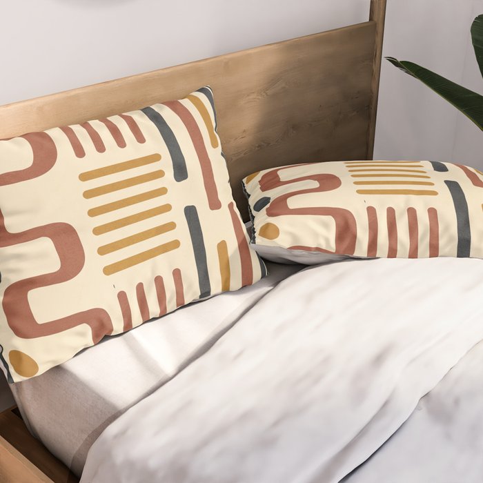 Wild Lines 01 Pillow Sham Gallery Image 2
