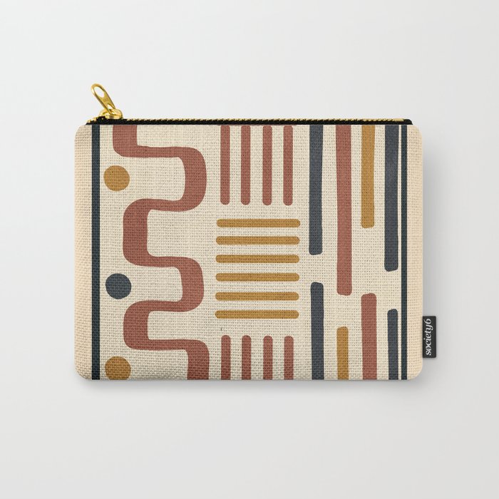 Wild Lines 01 Carry All Pouch Gallery Image 1