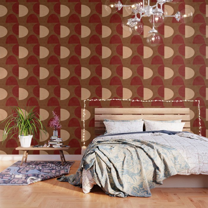abstract retro shapes earthy 12 Wallpaper Gallery Image 3