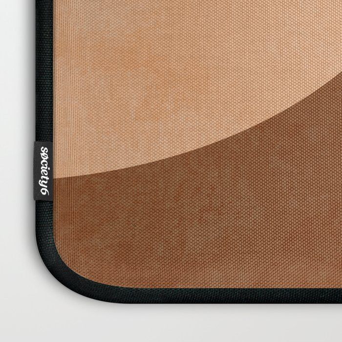 abstract retro shapes earthy 12 Laptop Sleeve Gallery Image 3