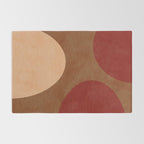 abstract retro shapes earthy 12 Rug Gallery Image 2
