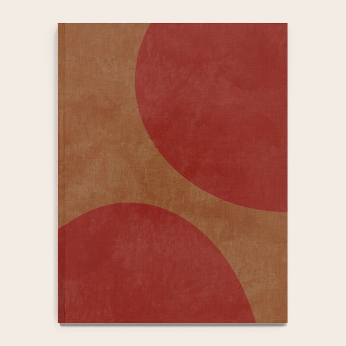 abstract retro shapes earthy 12 Notebook Gallery Image 4