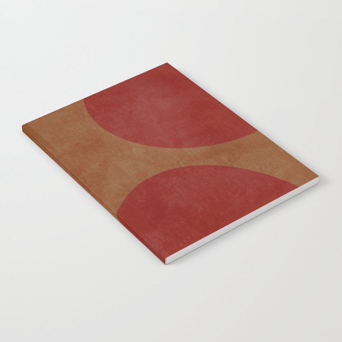 abstract retro shapes earthy 12 Notebook Gallery Image 1